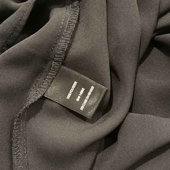 Torrid 4X Harper Georgette Black Blouse Short Sleeves - Picture 7 of 7